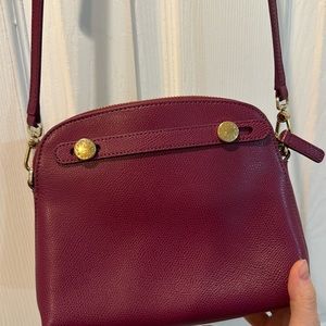 Furla magenta / pink / purple cross body bag (adjustable strap)